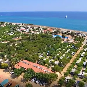 Albatross Mobile Homes On Camping El Pla De Mar Campingplatz